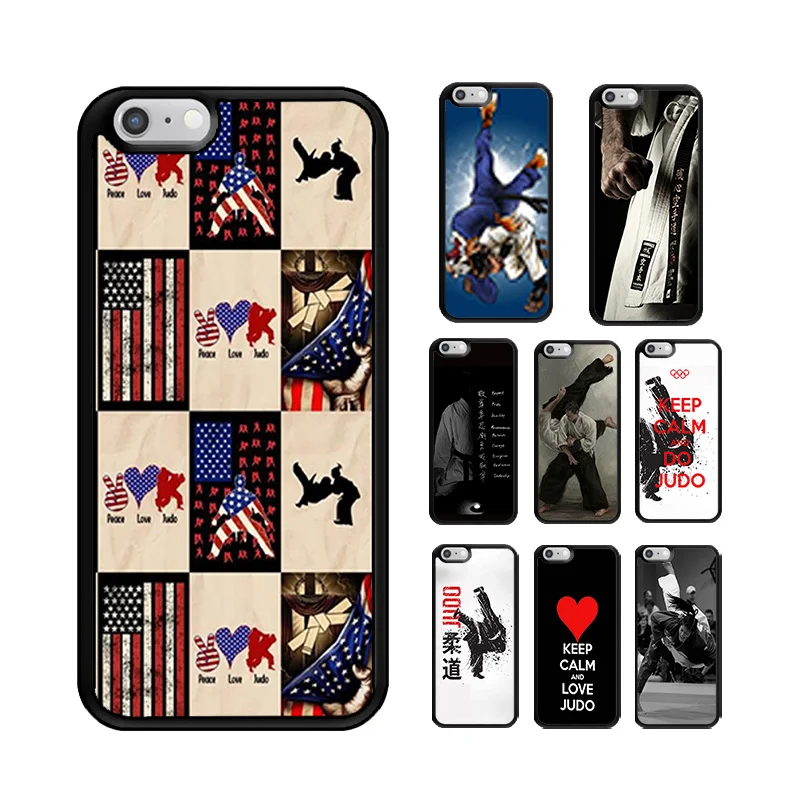 Phone Cover Case for iPhone 6 6S 7 8 PLUS X XS XR 11 12 13 MINI 14 15 PRO MAX Rubber Silicone Japan aikido Judo Coque