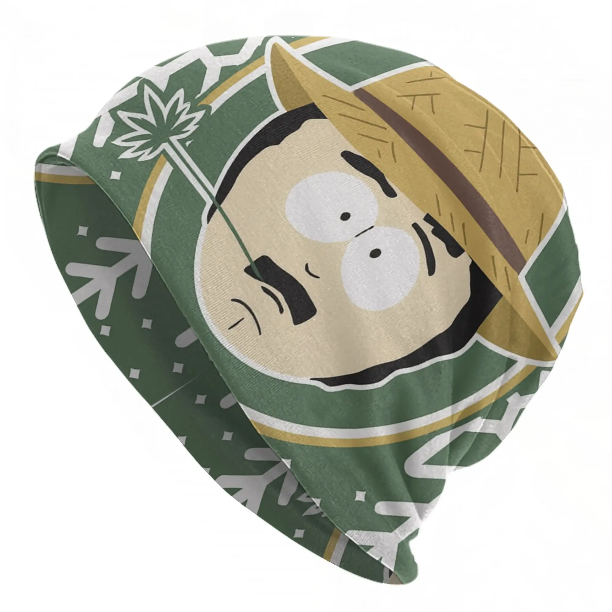 Gorros de Navidad Feos de Dibujos Animados, Gorros de Moda South Park para Adultos, Gorros de Calavera para Exteriores, Gorros Cálidos de Primavera, Gorros Tipo Turbante