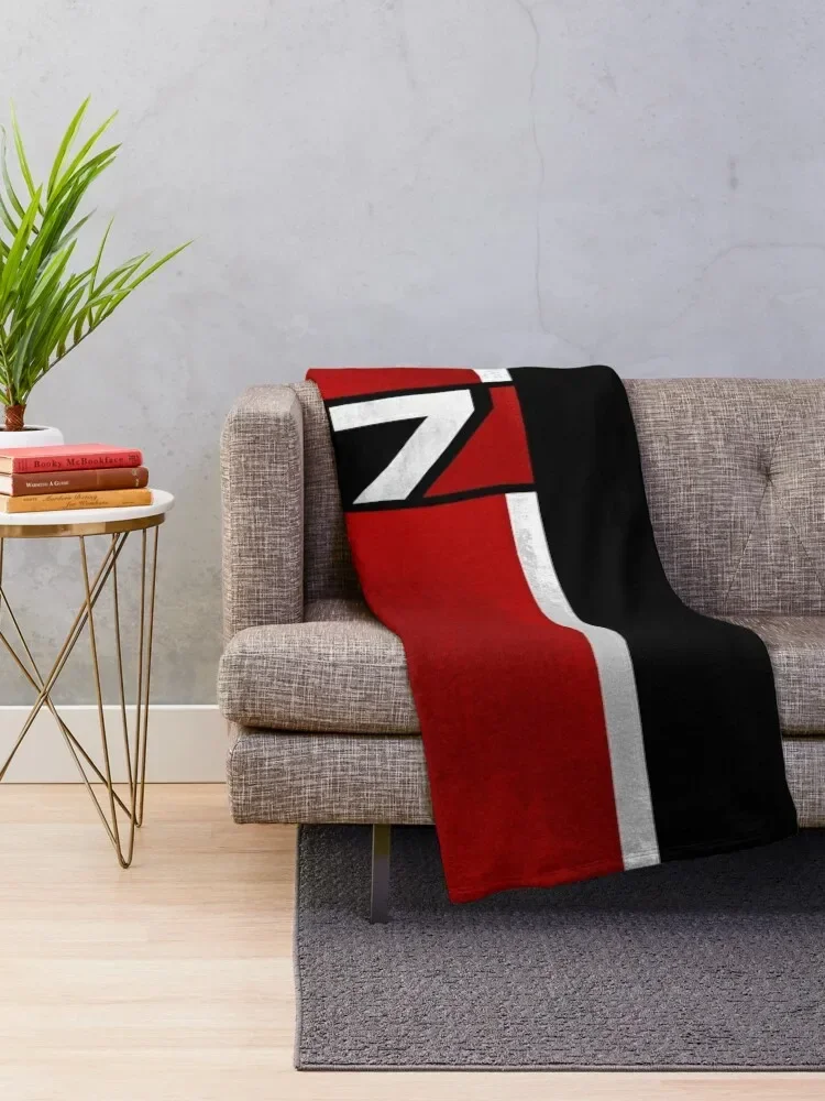 Mass Effect Vertical N7 Throw Blanket Sofa For Baby christmas gifts Fluffy Shaggy Blankets