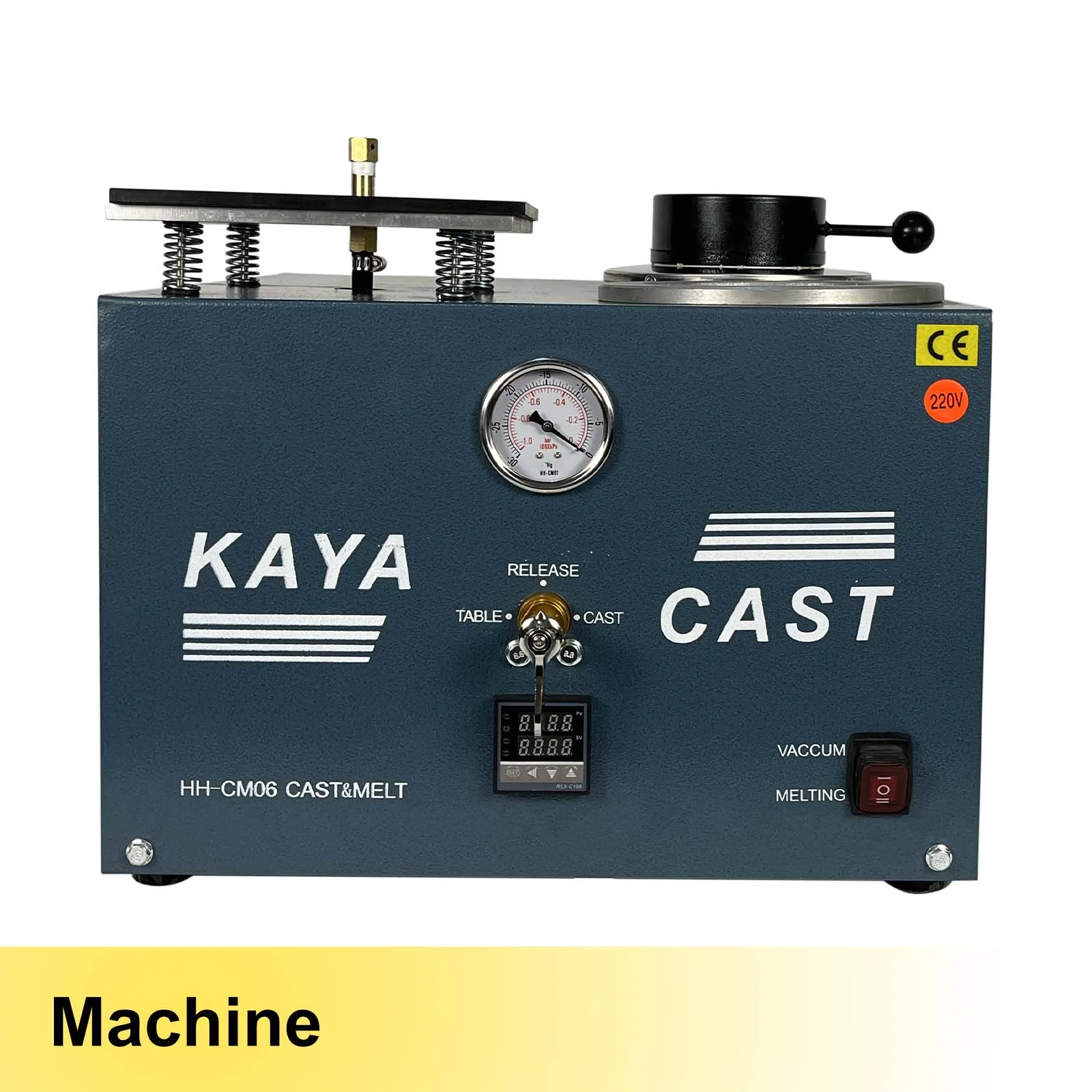 1/2 HP Vacuum Investing Casting Machine 3 CFM Lost Wax Cast Combination 2L Gold Melting Furnace 1/2/3KG Jewelry Tools Equipment