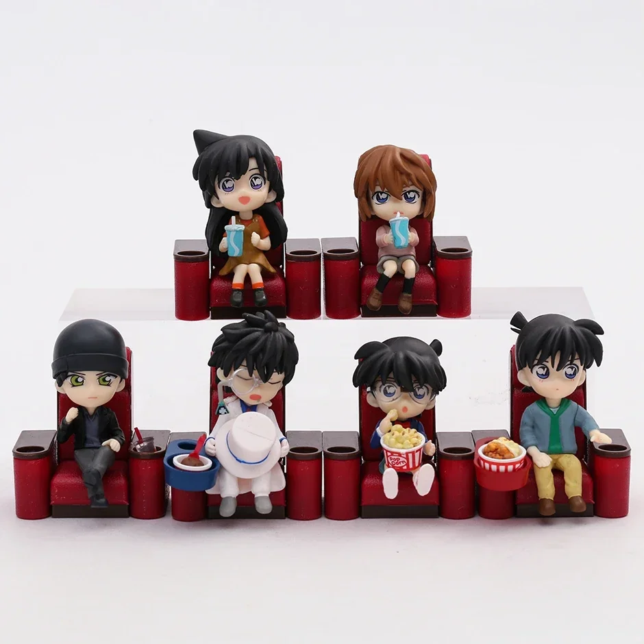 Detective Conan Movie Theater Cinema Dolls Model Collection Decoration Figures Toys Full Set