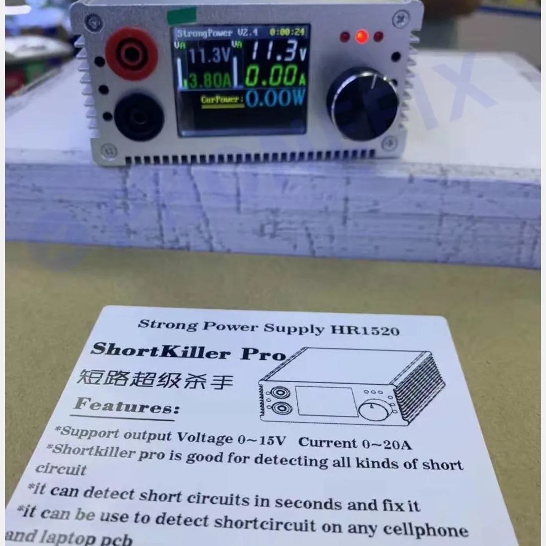 PHONEFIX /HR1520 Short killer Pro Smart Phone cassetta degli attrezzi per la riparazione di cortocircuito della scheda madre macchina per la riparazione di masterizzazione di cortocircuito