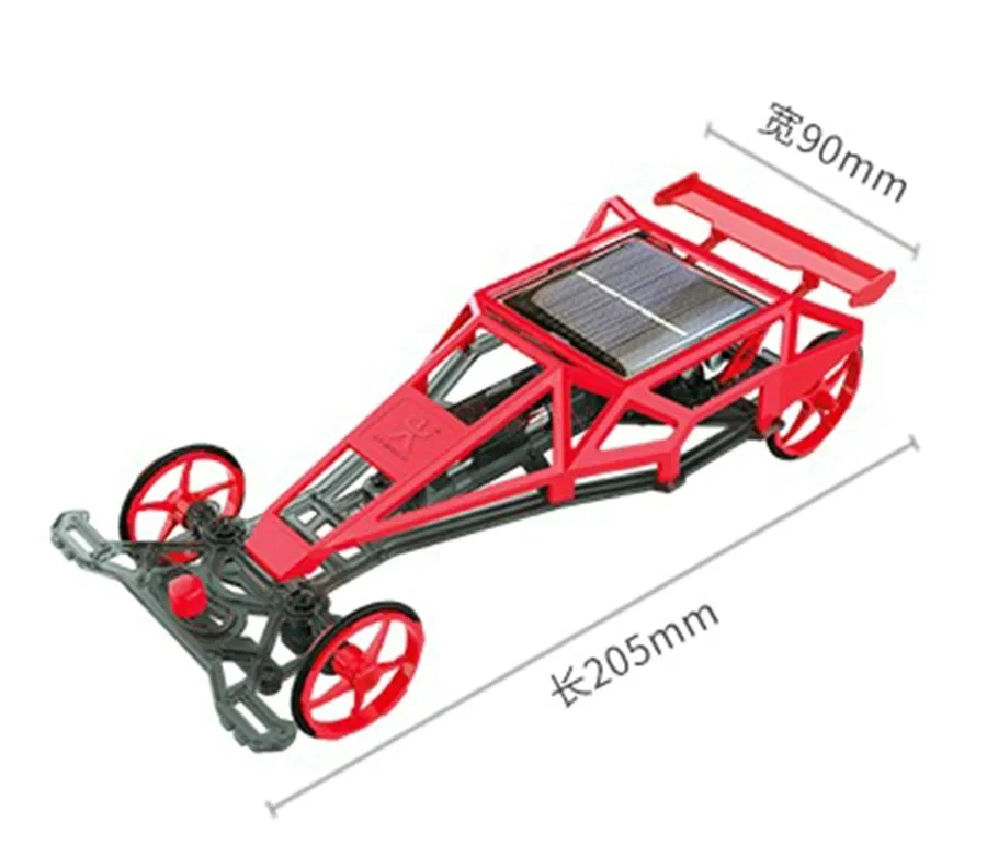 1 SET Driving the Future Solar Powered Racing Children's Science Experiment Set DIY