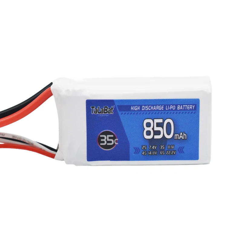 NEW 11.1V 850mAh 35C LiPo Battery For RC Quadcopter Helicopter FPV Racing Drone Spare Parts 3s Rechargeable Battery