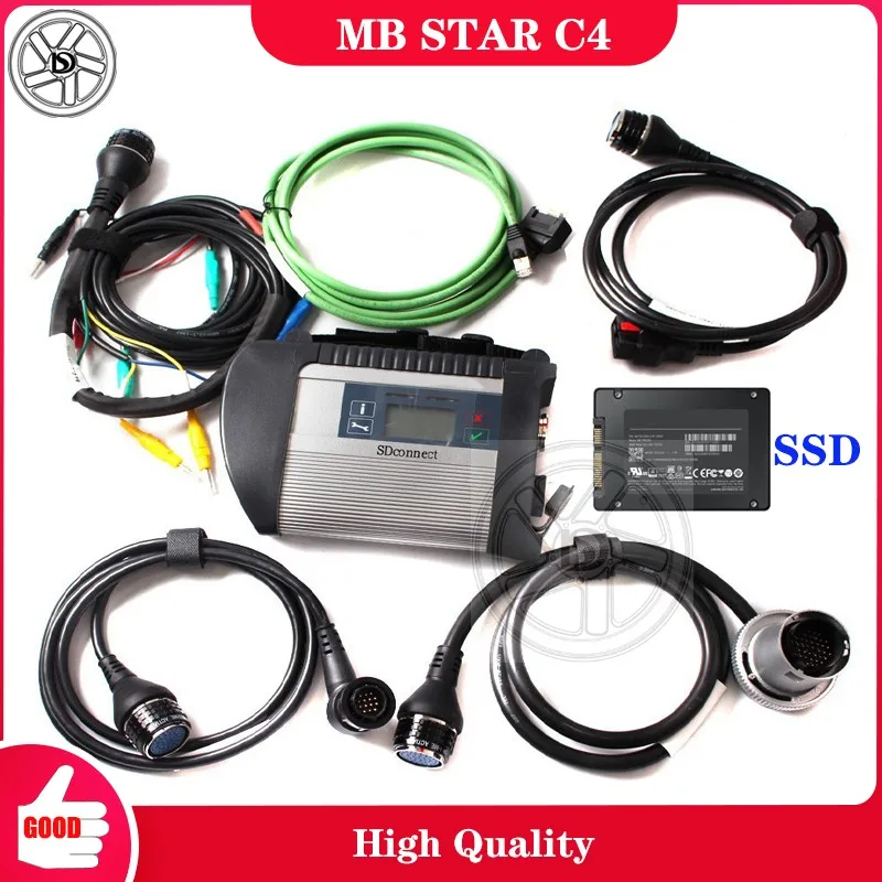 A+++ Full Chip MB STAR C4 SD Connect Compact C4 Car truck software 2023.03 Mb star Multiplexer Diagnostic Tool with WIFI