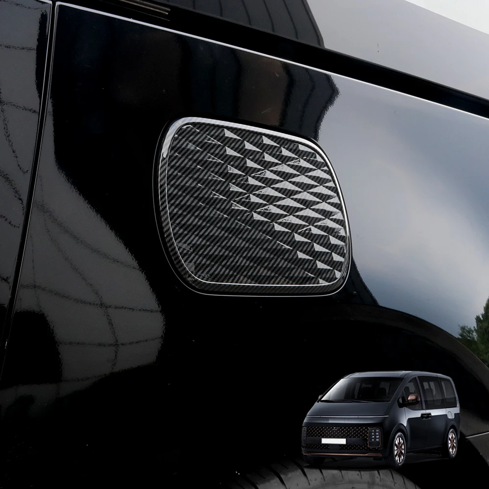 Automotive Tankdeckel Abdeckungen Trim Tankdeckel ABS Material Für Hyundai Staria 2021-2026 LHD/RHD außen Zubehör