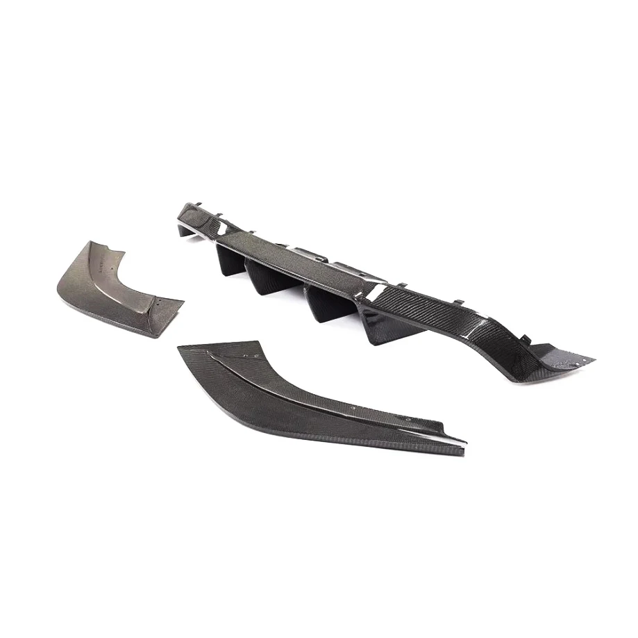 

Body Kit Upgrade V Style Carbon Fiber Rear Diffuser (3pcs) Fits For 2016-2021 F87 M2 Only