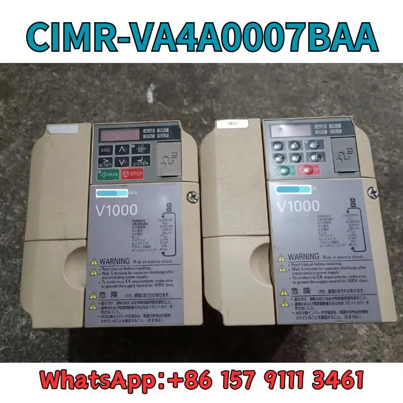 

Used Frequency converter CIMR-VA4A0007BAA Test OK Fast Shipping