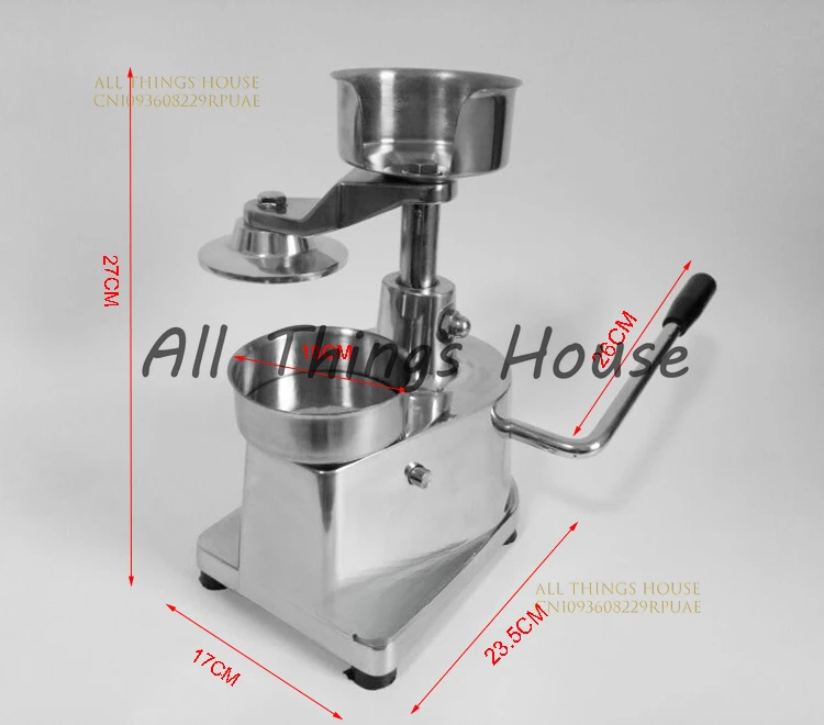 Manual Hamburger Beef Patty Meat Patty Forming Machine Press Patty Commercial Household Hamburger Shop Western Style