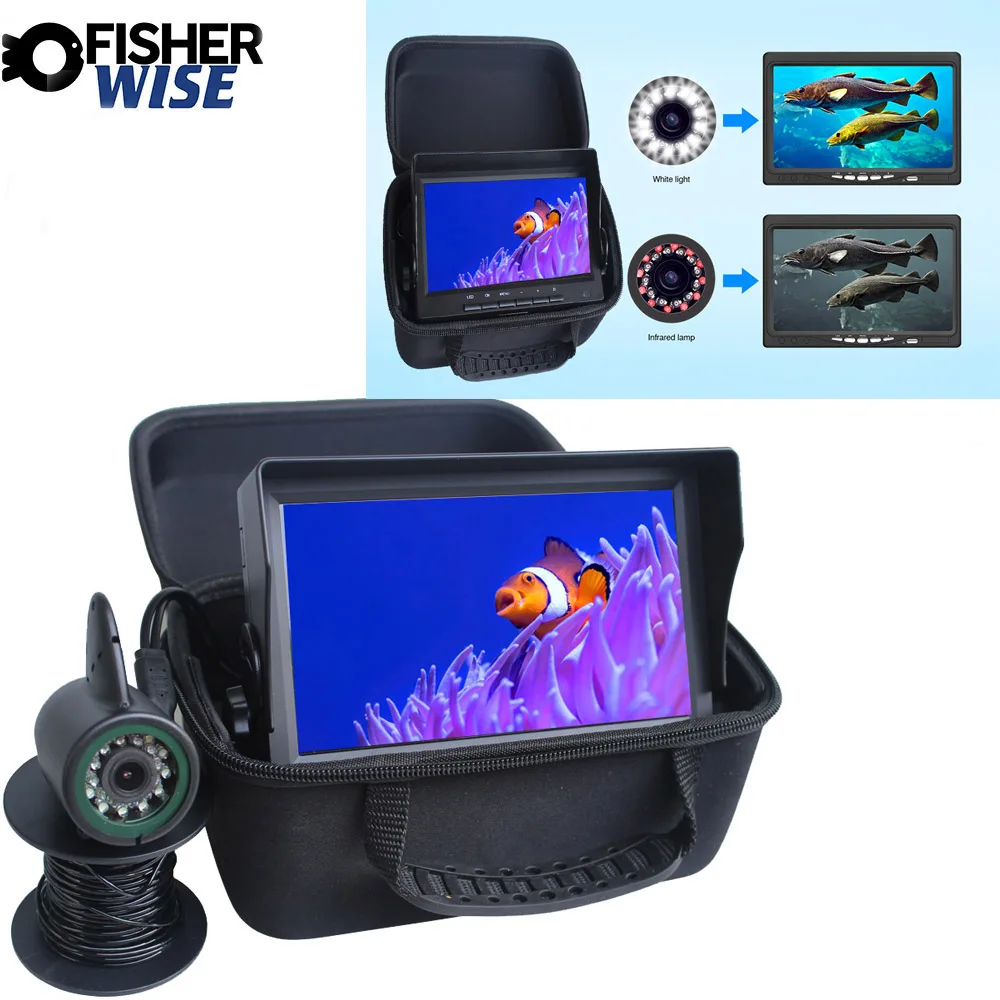 Underwater fishing camera OS-7-BFC, 7-inch LCD display, used for ice lake fishing and underwater search