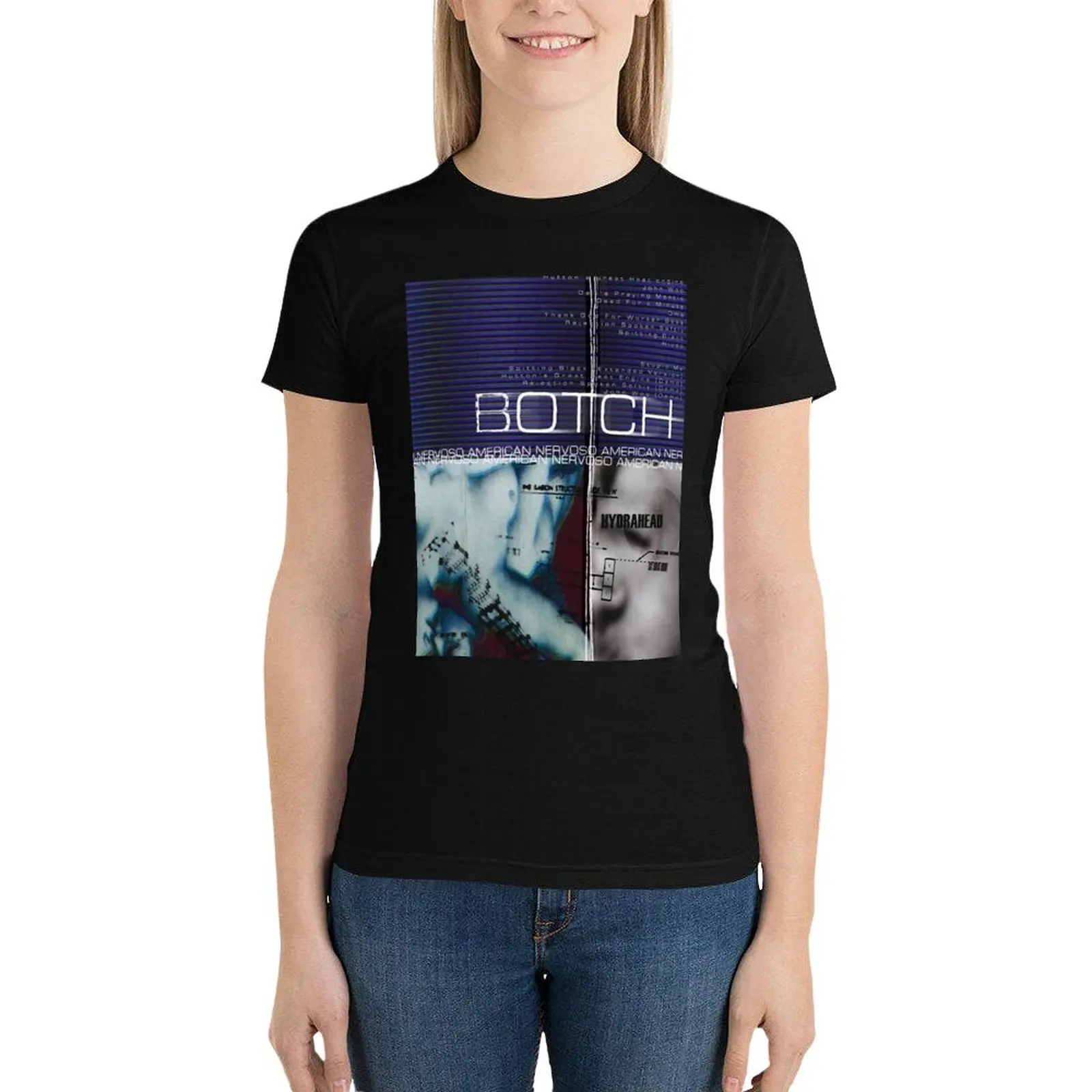 BOTCH - American Hardcore T-Shirt Aesthetic clothing tees korean fashion tops t-shirts for Women graphic tees