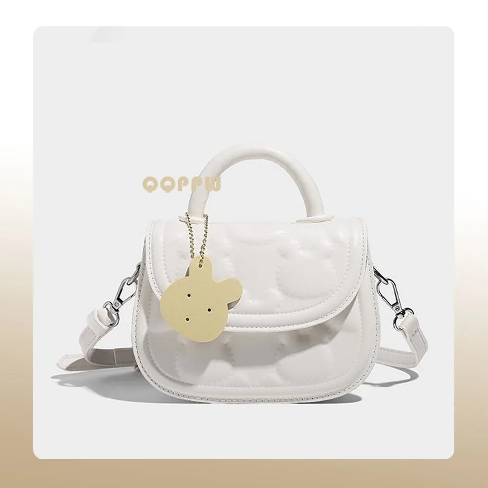 

Сумка подмышки Sweet Rabbit, большая вместительная очаровательная модная сумка, мягкий ремешок из искусственной кожи с металлической цепочкой для ежедневного использования