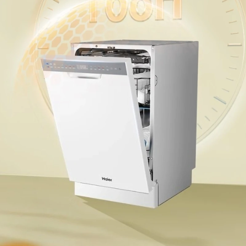 غسالة أطباق هاير X11S غسيل ضيق للغاية على الوجهين 14 مجموعة من تحويل التردد ضغط الماء العالي صغير مدمج #1