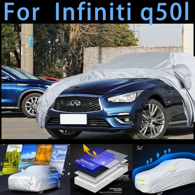 

For infiniti q50l Car protective cover,sun protection,rain protection, UV protection,dust prevention auto paint protective