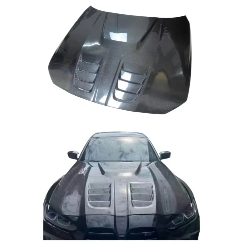 

Carbon Fiber Car Engine Cover Bonnet Auto Hood for BMW 3-Series-7th M3(G80) 2021+ Aerodynamic Auto Body Kits