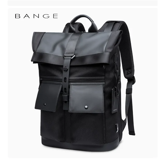 

Men Fully open Business Backpack School Bag For College Schoolbag 15.6 Inch Commuter Laptop Bag Large Capacity Travel Backpack