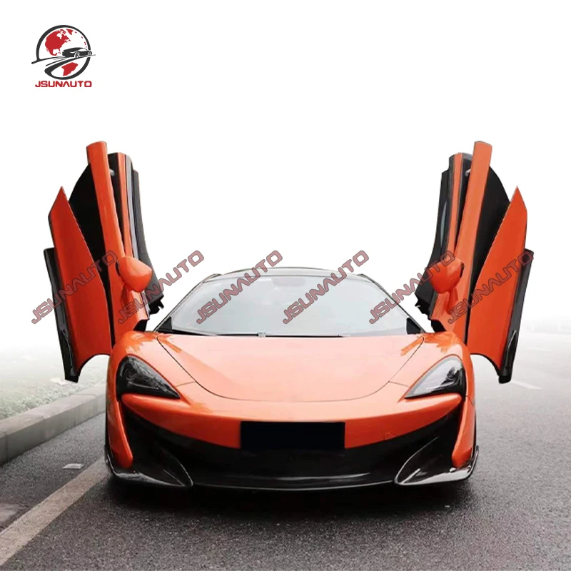 

Front Bumper Side Skirts 600LT Style For Mclaren 540c 570s 570GT Carbon Fiber Rear Bumper Exhaust Rear Spoiler Body Kit