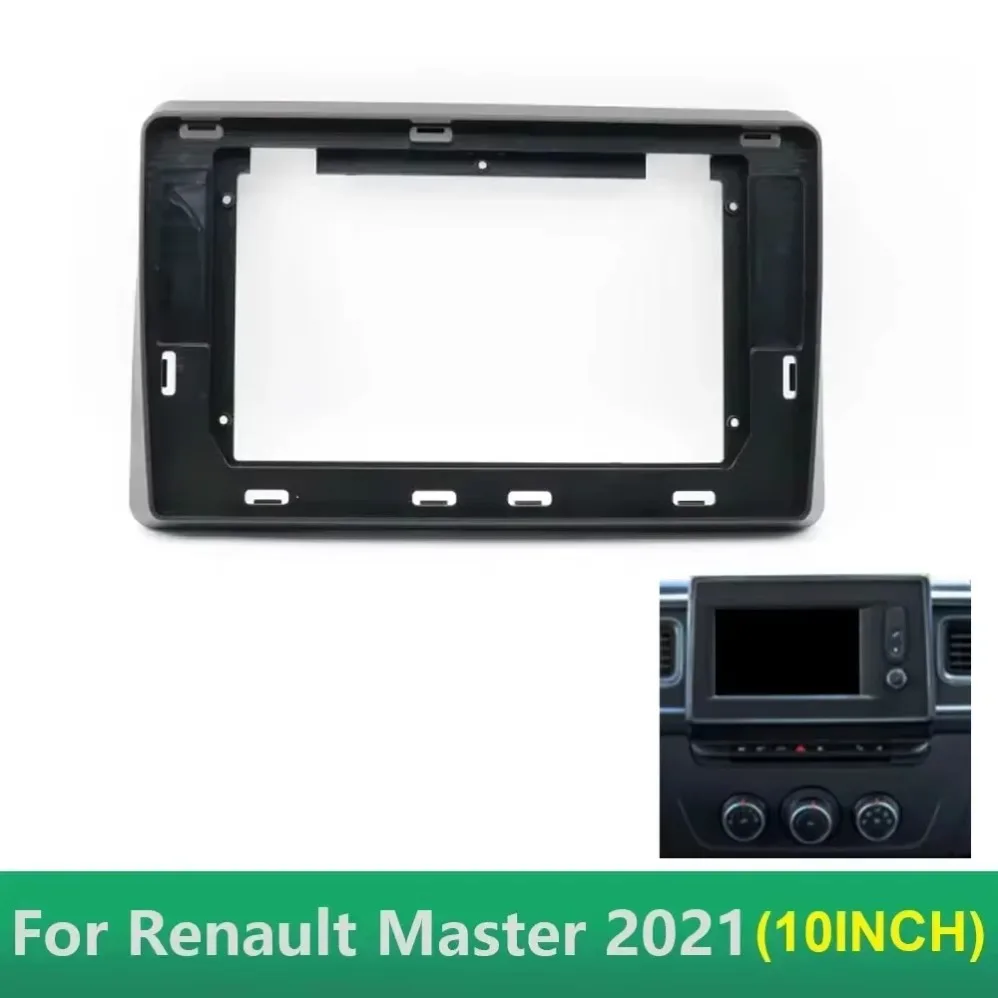 

For 2021 RENAULT MASTER (10.1INCH) Car Radio Fascias Android GPS MP5 Stereo Player 2 Din Head Unit Panel Dash Frame Installation