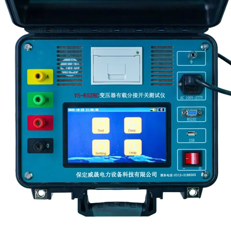Large-Capacity DC for Transformer On-Load Tap-Changer Switch Tester Equipment OLTC High Accuracy CE for IP65