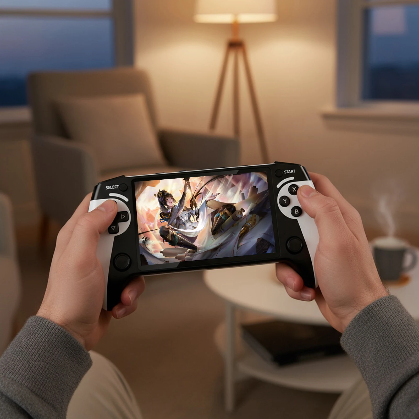 

Портативная игровая консоль с 5,5-дюймовым экраном, ретро-игровая приставка с более чем 20 000 играми для детей и взрослых