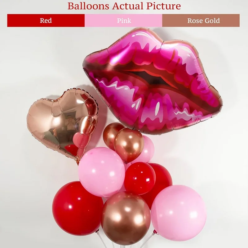 Heart-shaped Balloons on Valentine's Day Birthday Celebrations the Atmosphere Of Proposal Scenes Ceremonies and Decorations