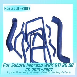 Silicone Radiator Hose For Subaru Impreza WRX STi GD GB GG 2001-2007 Pipe Tube Kit 2001 2002 2003 2004 2005 2006 2007