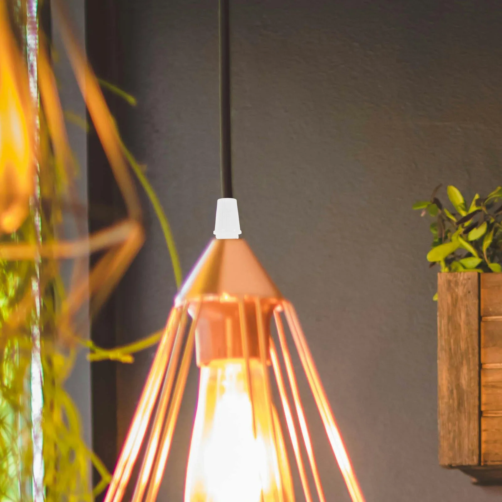 

100Pcs Strain Relief Cord Connectors Compact Cable Glands Multipurpose Cable Grips for Hanging Lights Cord Fixing Clamps