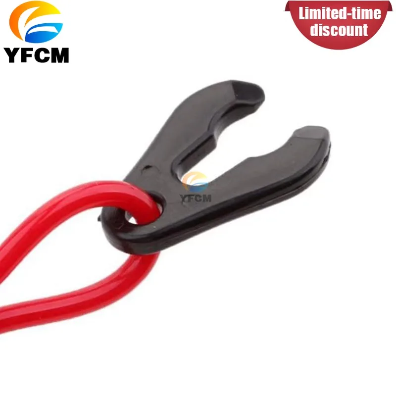 Key Ring Kill Switch Safety Lanyard Floating Engine Cut Off Cord for Jet Ski Outboard Motor Boat Emergency Stop Rope view 3