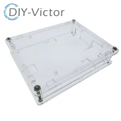 For Uno R3 Case Enclosure Transparent Acrylic Box Clear Cover Compatible with Arduino UNO R3