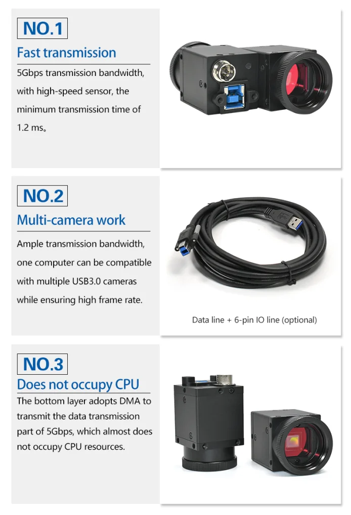 كاميرا ZXY USB3.0 عالية الدقة للكشف عن الرؤية الصناعية مع دعم 5 ميجابكسل Halcon/labview #6