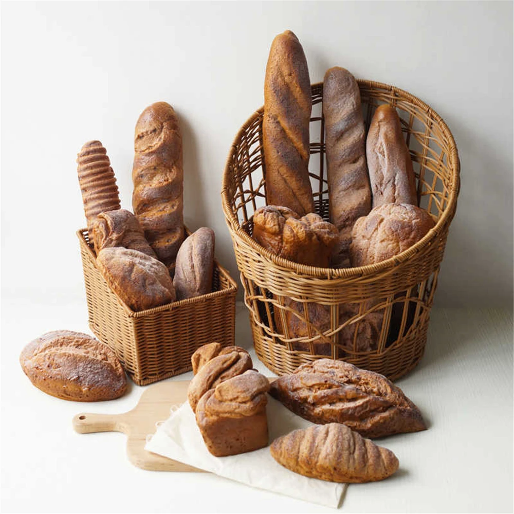 

food fake bread model cake house shop store restaurant decoration Croissant Bagels Baguette simulation artificial Rye Bread