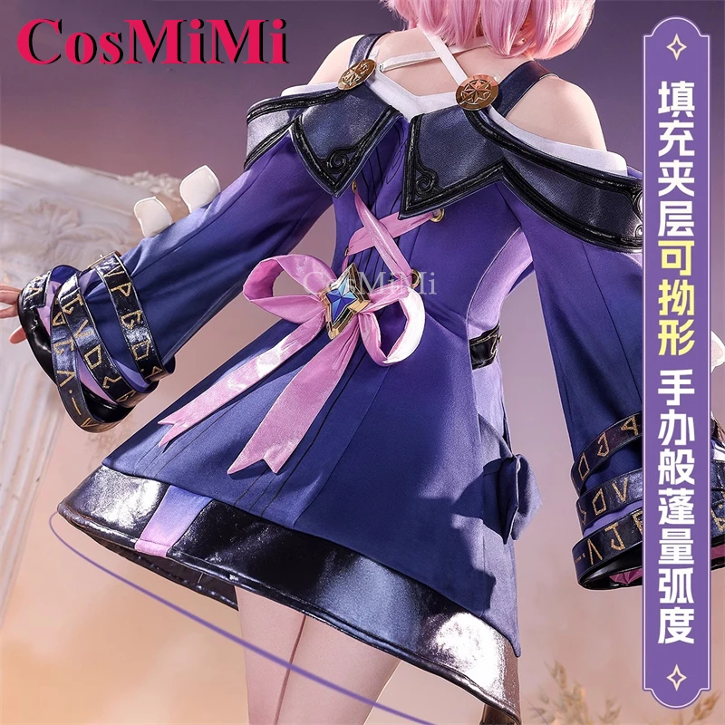 CosMiMi Game Honkai: Star Rail Sirene/Xi Lian أزياء تنكرية رائعة وأنيقة فستان قتالي كرنفال ملابس لعب الأدوار