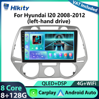 Hikity 8Core 2Din Car Stereo For Hyundai l20 2008-2012 Car Player Bluetooth 4G Carplay Android Auto DSP AI Voice Car radio
