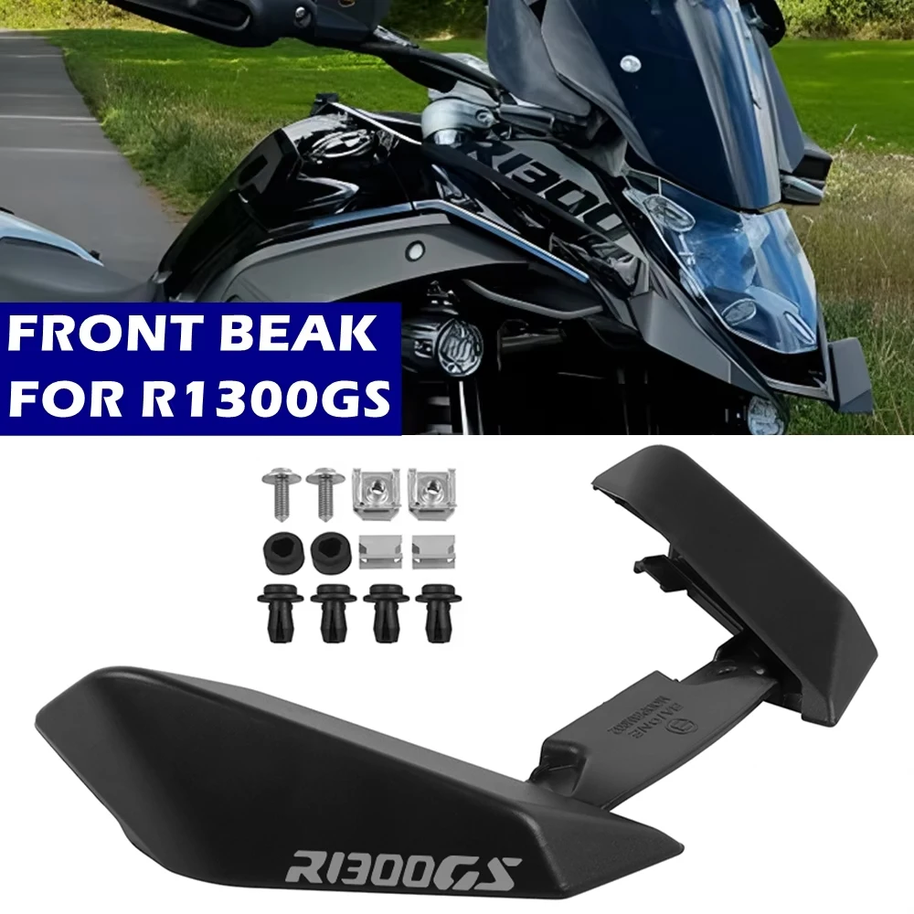 For BMW R1300GS 2023 2024 Front Beak Extension Fender Wheel Extender Nose Cone Protector R 1300 GS Accessories