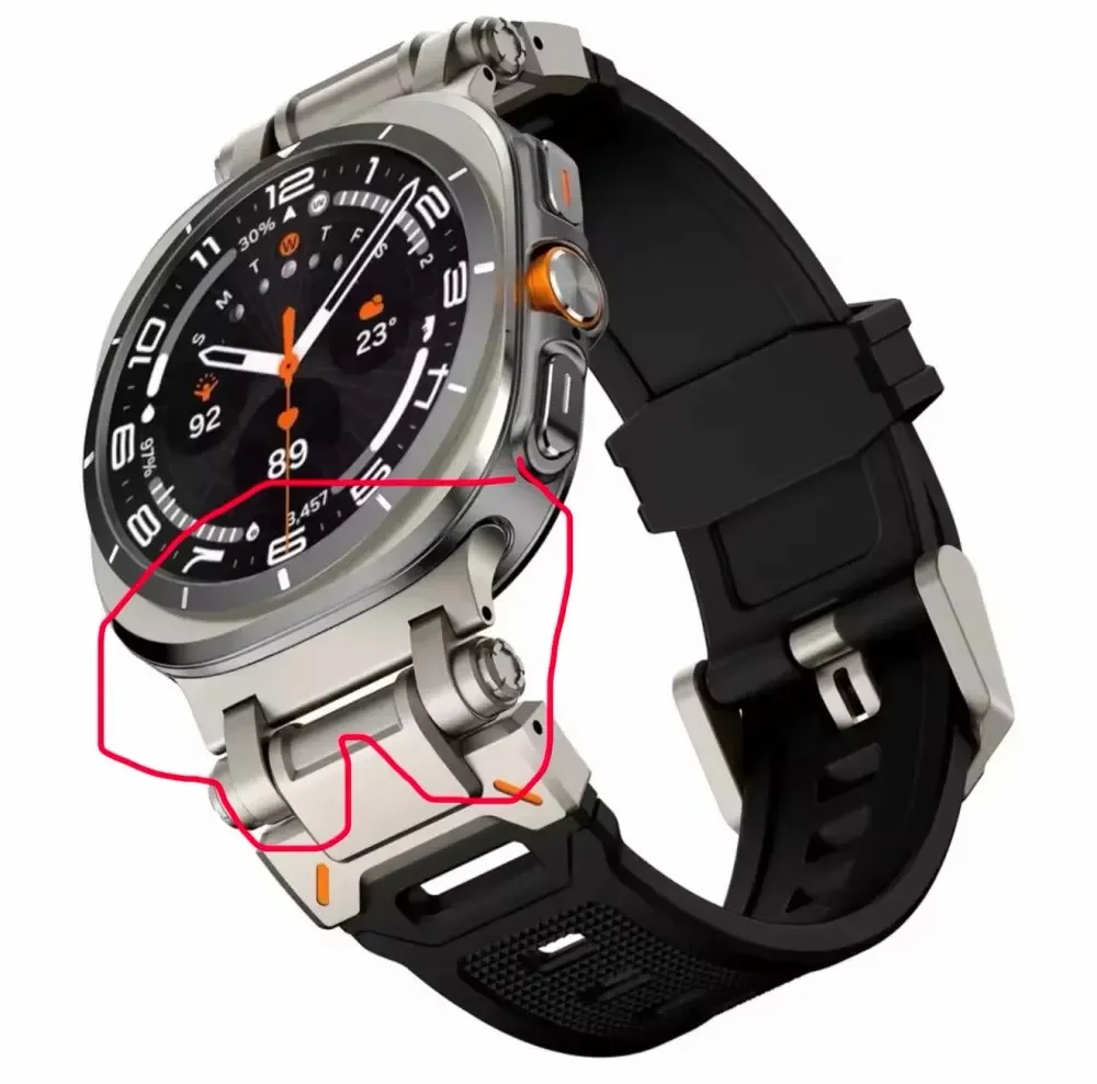 A Pair Metal Connector for Samsung Galaxy Watch Ultra 47mm Special Strap Specific Connector