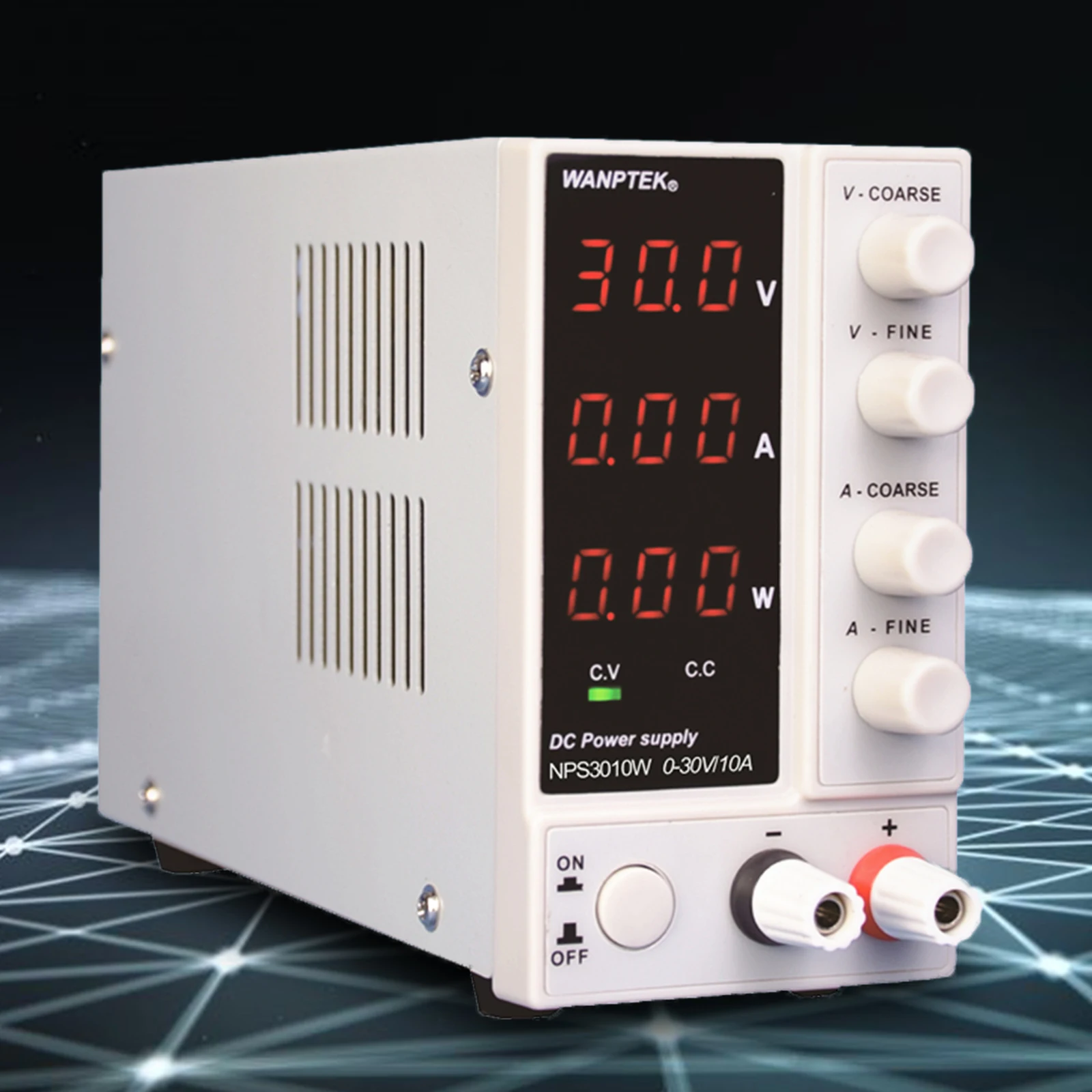 NPS3010W 300W 0-10A 0-30V Lab DC Power Supply Digital Variable Regulated Benchtop Power Source Adjustable