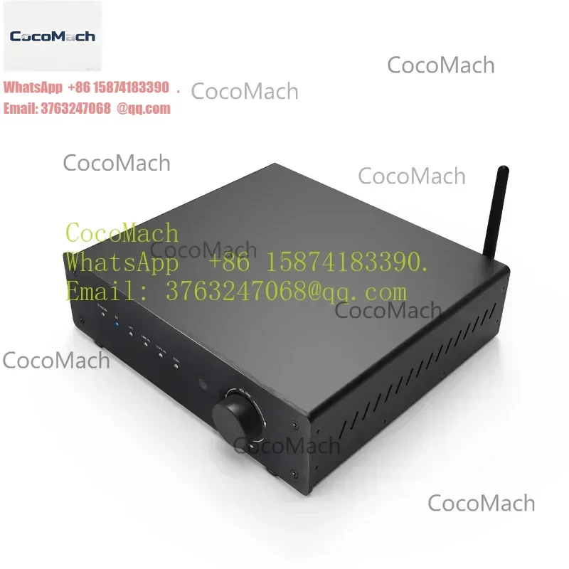 4.1 Channel Mini HiFi Class D Bluetooth Integrated Audio Amplifier 50W X 4 for Home Passive Speakers and Subwoofer