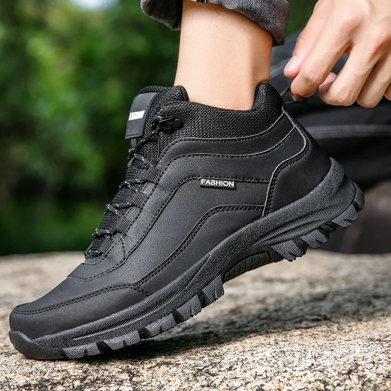 

Casual Sneakers Men Comfortable Outdoor Lace-up Low-top Wear-resistant Breathable Hiking Shoes Men Shock-absorbing Sports Shoes