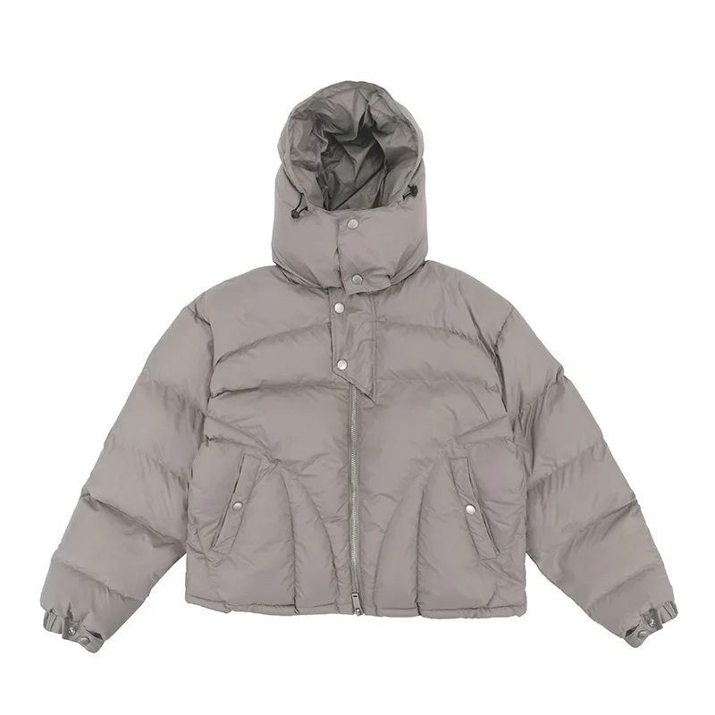 Manteau en coton vintage Smile Respzed pour hommes et femmes, High Street, Niche Designer, Parkas décontractés, Haute qualité