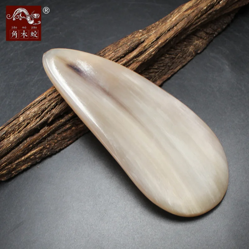 Horned Yak Horn Scraping Board Massage and Beauty, suitable for street vendors to attract customers