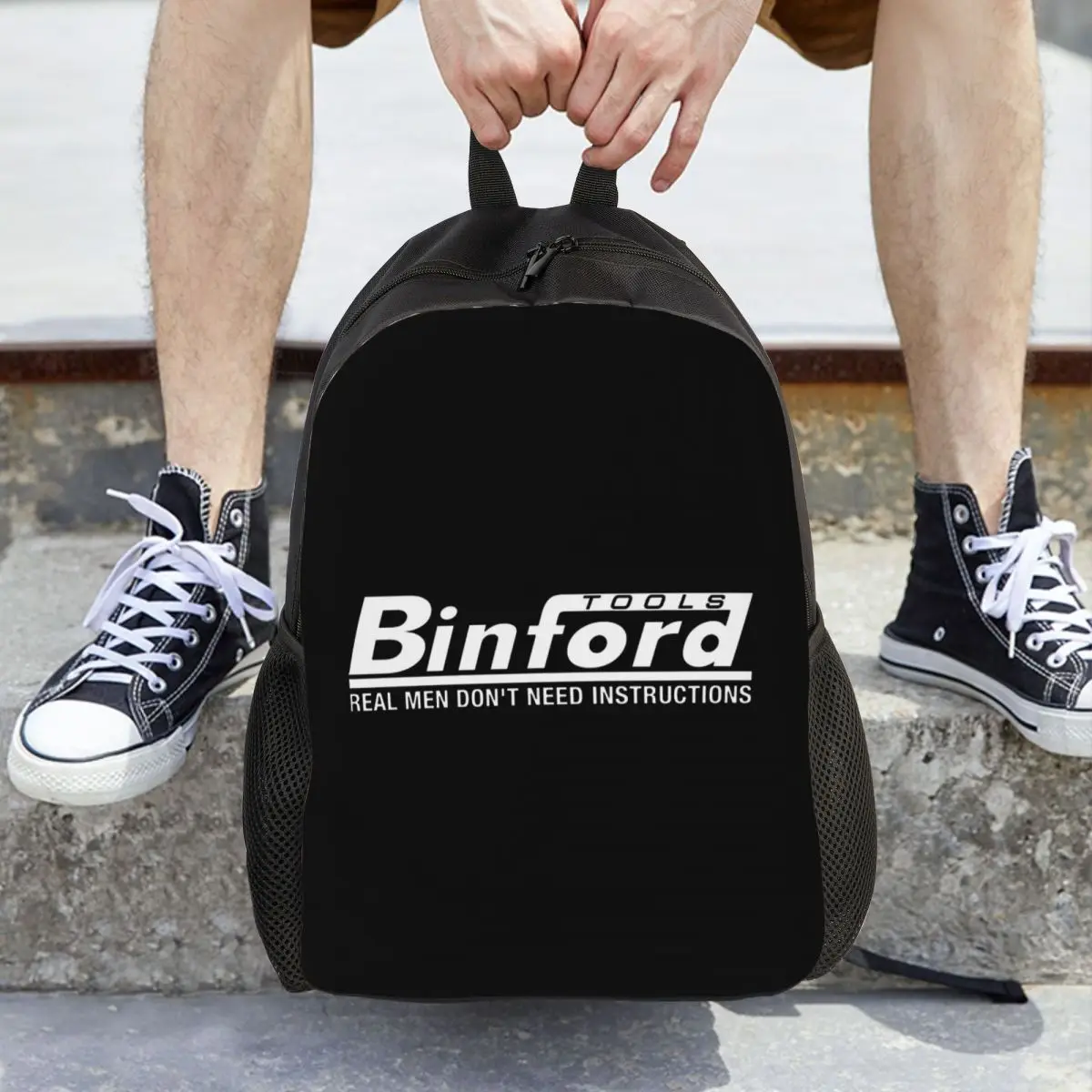 

Рюкзак Binford Tools, вместительный, для детей, школьный рюкзак, сумка через плечо для мужчин и женщин