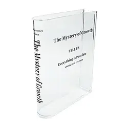 Clear Book Vase Aesthetic Acrylic Vase Unique Flower Vase For Cute Bookshelf Decor Modern Style Vase Room Decor Floral Container