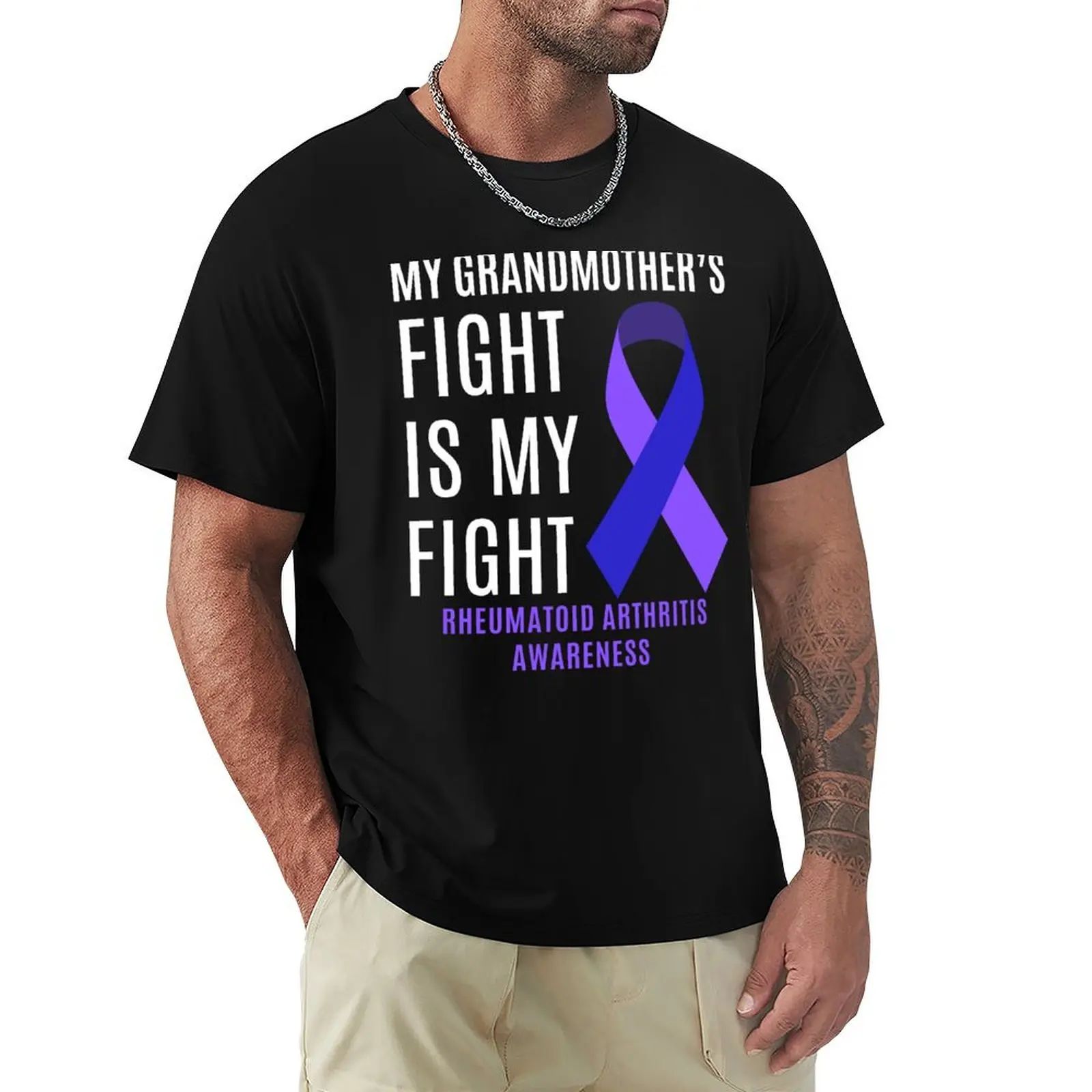 rheumatoid arthritis Awareness T-Shirt Sporty Casual Quick Dry T-Shirt