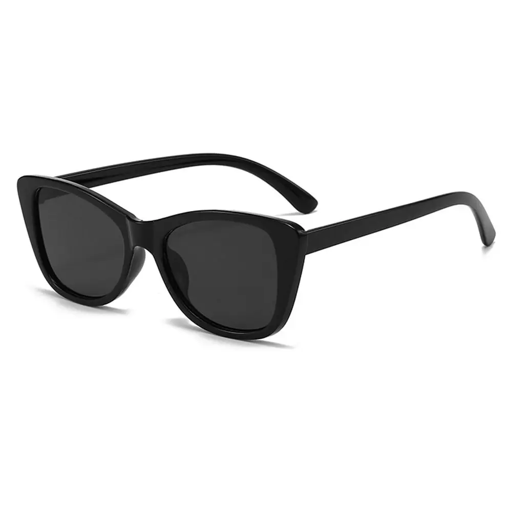 Trendige Street-Photo-Requisiten, Cat-Eye-Sonnenbrille, UV400-Schutz, Vintage-Sonnenbrille mit kleinem Rahmen, Outdoor-Sonnenbrille für Damen