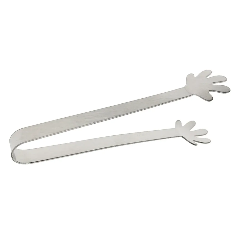 Stainless Steel Mini Serving Tongs for Sugar Cubes Slices Jelly Marshmallows Cheese Pickles Appetizers Buffet Bbq