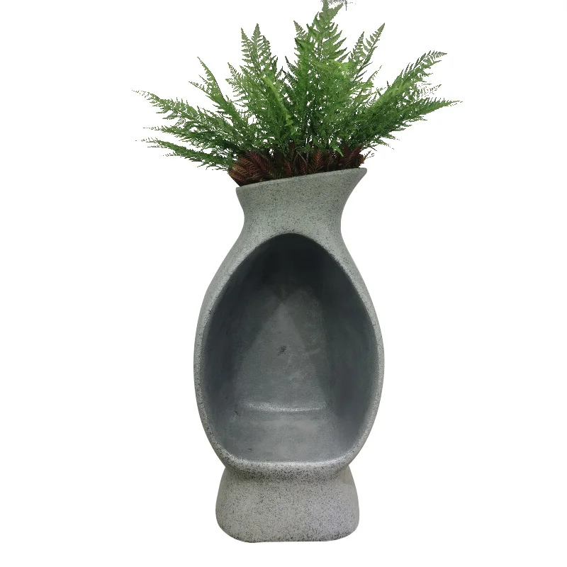 

Planter Plant Pot Hotels Villas Indoor Ornament Tall Planter Large-scale Fiberglass Creative Big Planters Large Outdoor Carton