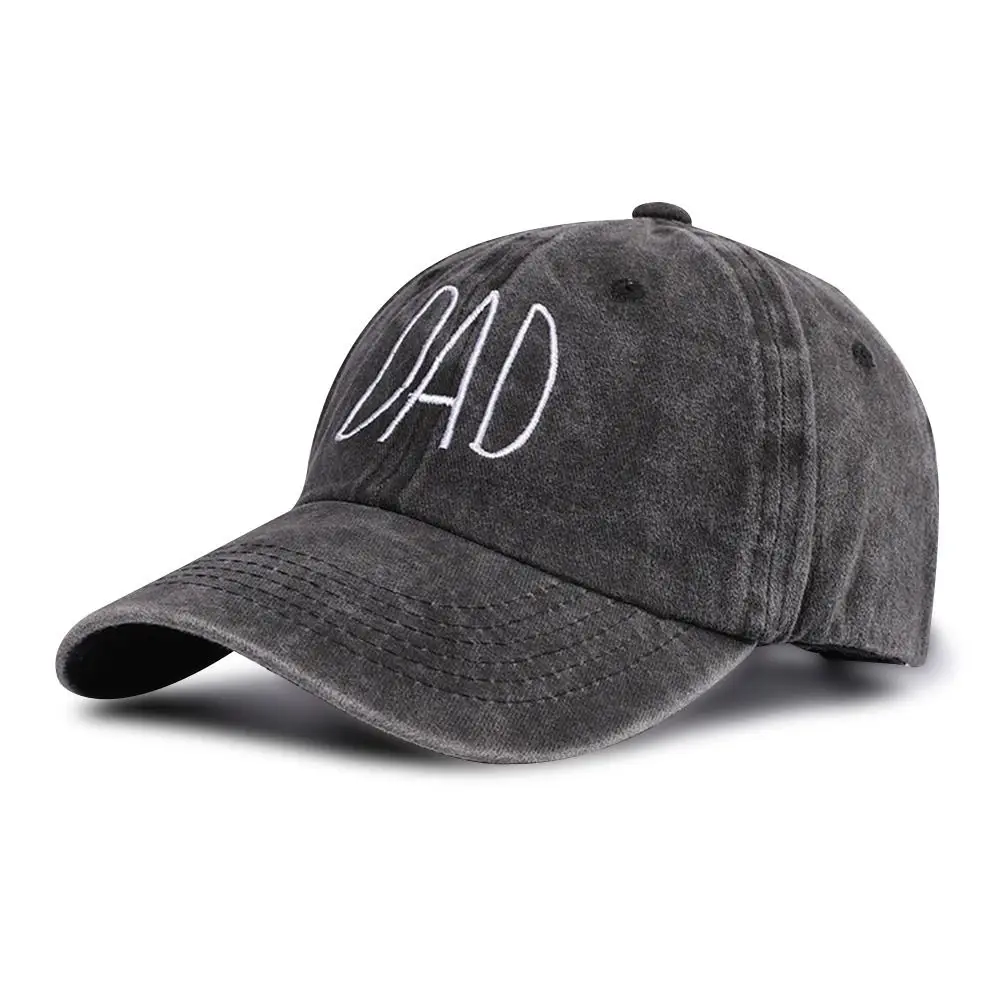 

Fashion Vintage WASHED DENIM Distressed Faded Cap Sunscreen Hats Baseball Hats DAD MOM Embroidery Baseball Caps