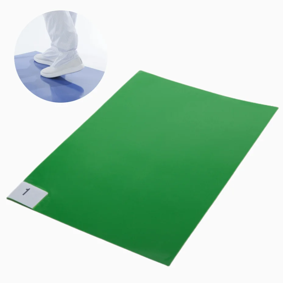 5PCS CANMAX 18*36 Factory Direct Sales Tacky Mat Shoes Sticky Floor Mat Cleanroom Floor Sticky Mat For Industrial Use