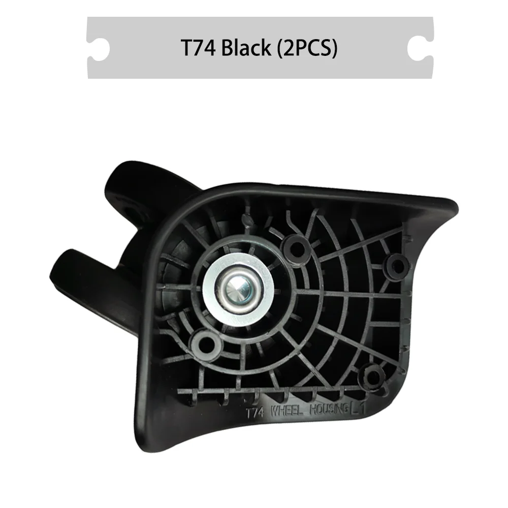 Geschikt Voor T74 Black Wheel Trolley Reparatie Accessoires Mute Bagagewiel Slijtvast Schuifwiel