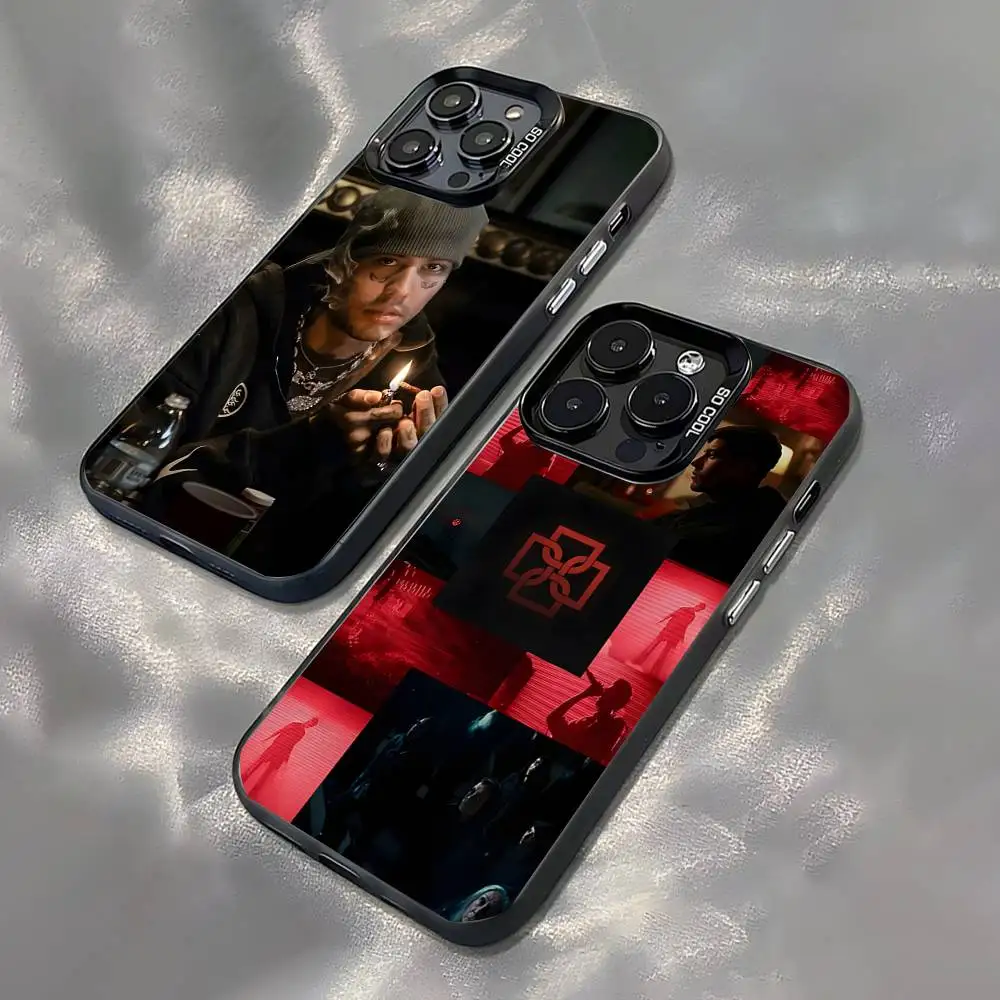 

Rapper AMERI D-DUKI For iPhone 17,16,15,14,13,12,11,Mini,Pro,E,SE4,XS,MAX Black Candy Matte Cover